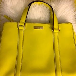 Chartreuse yellow Kate Spade bag